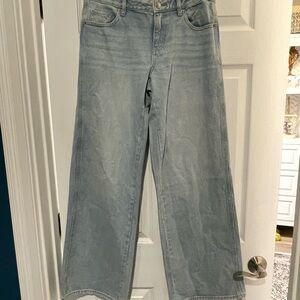 Pacsun Women's Light Blue Jeans, low rise, baggy